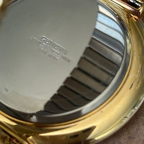 Geneva Gold Watch with Crystal Detailing - Picture 5 of 6
